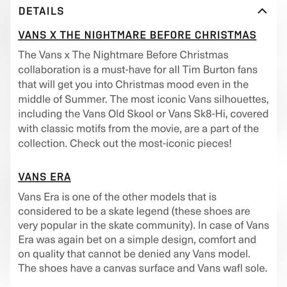 Vans X Disney The Nightmare Before Christmas "Halloweentown" Era - Picture 10 of 16